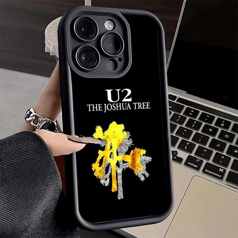 Phone Case for iPhone 17 Air 16E 15 16 Pro Max U-U2 Rock Band Cover 14 Plus 13 12 Mini Soft Shell Silicone Fundas