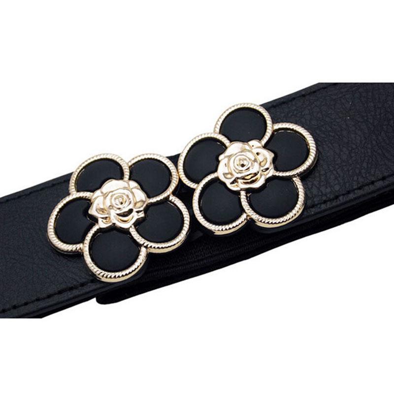 Women Elastic Belt Waistband Wide Elegant Cummerbunds For Women Dress
