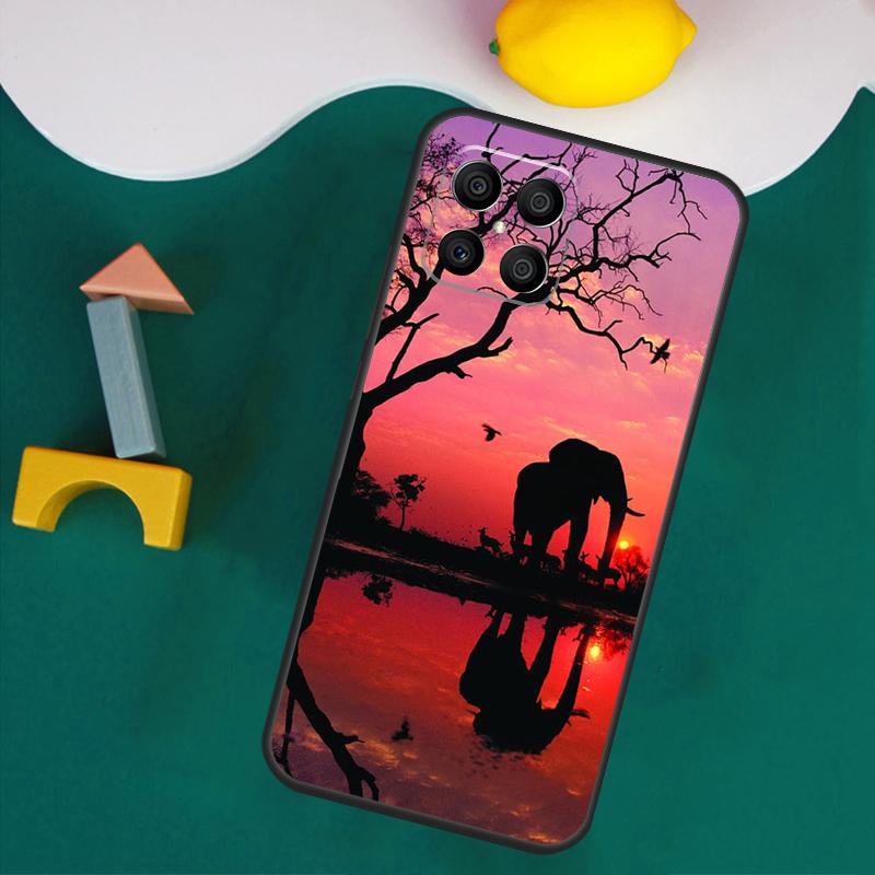Elephant Animal Case For Honor Magic 7 Lite 5 6 Honor 200 Pro 50 70 90 Lite X9a X8a X8 X9 X8b X9c X9b Cover