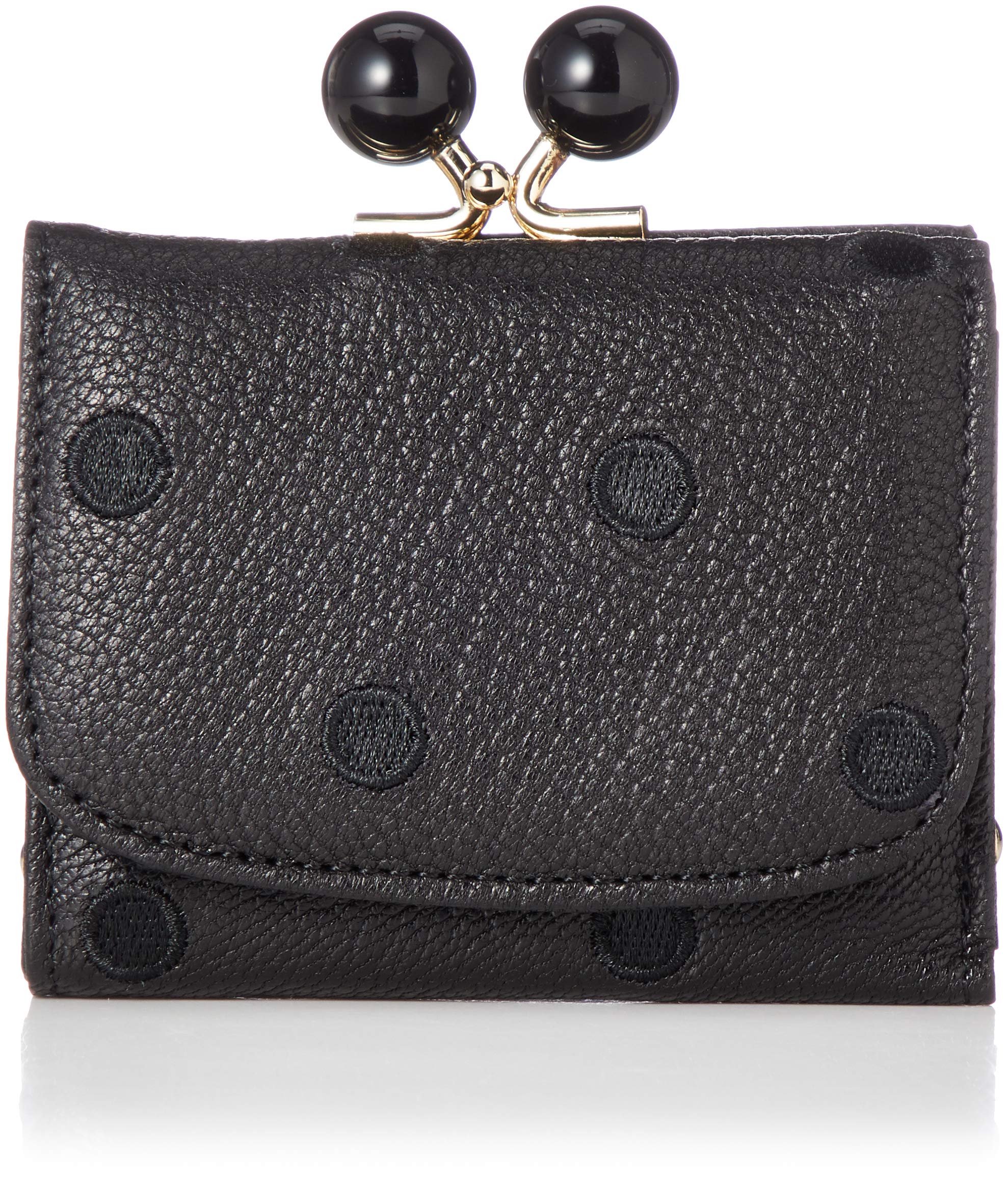 Мини-кошелек Perke из акрила, тройного сложения, для женщин, 08-06-03168 BKDOT