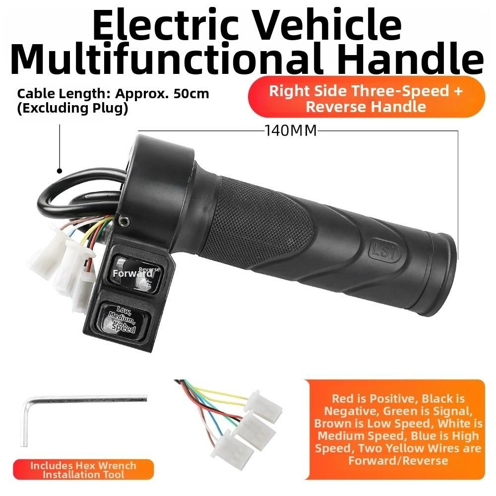 Acelerador Universal Eléctrico para Bicicleta Eléctrica, Scooter, Triciclo Eléctrico