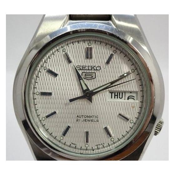Seiko 57S26-02F0 Серебряные автоматические мужские часы AG02409