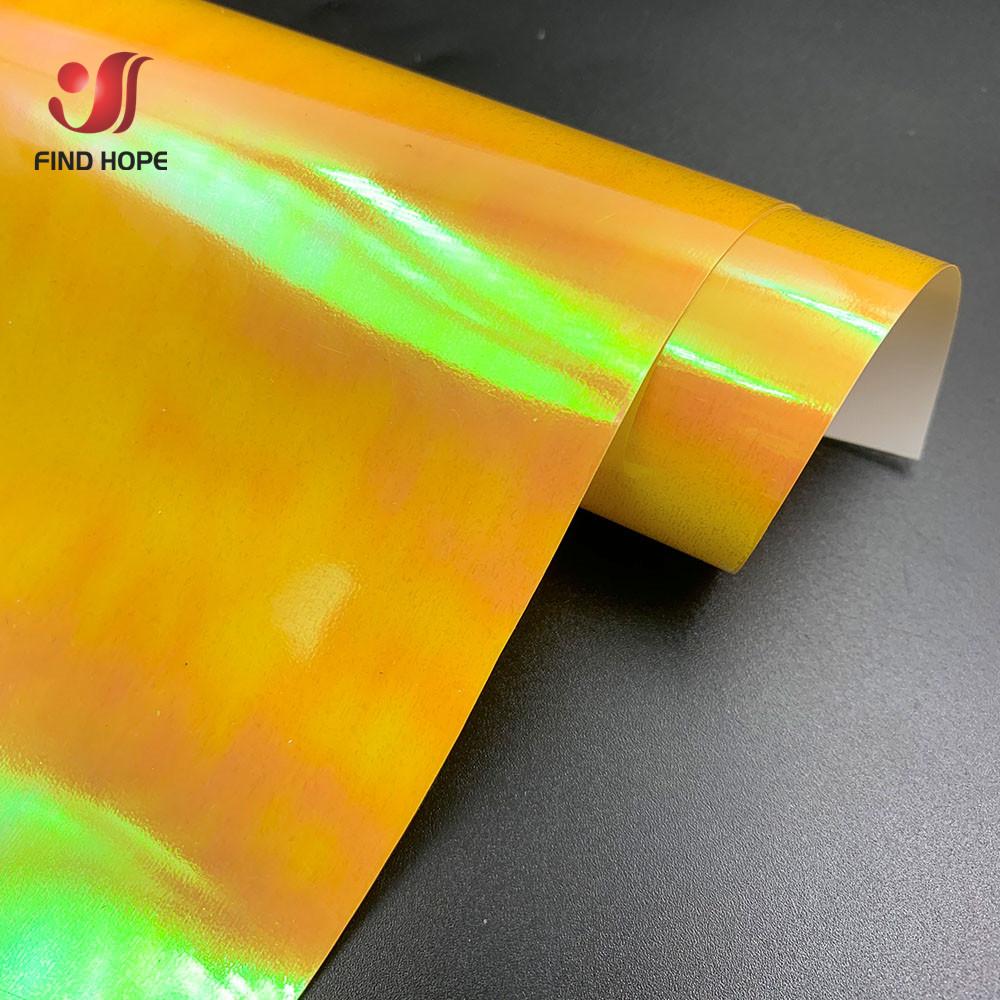Holographic Iridescent Heat Transfer Vinyl Iron-on HTV Printing Clothing for cut DIY Christmas Decor 30*25cm/50cm