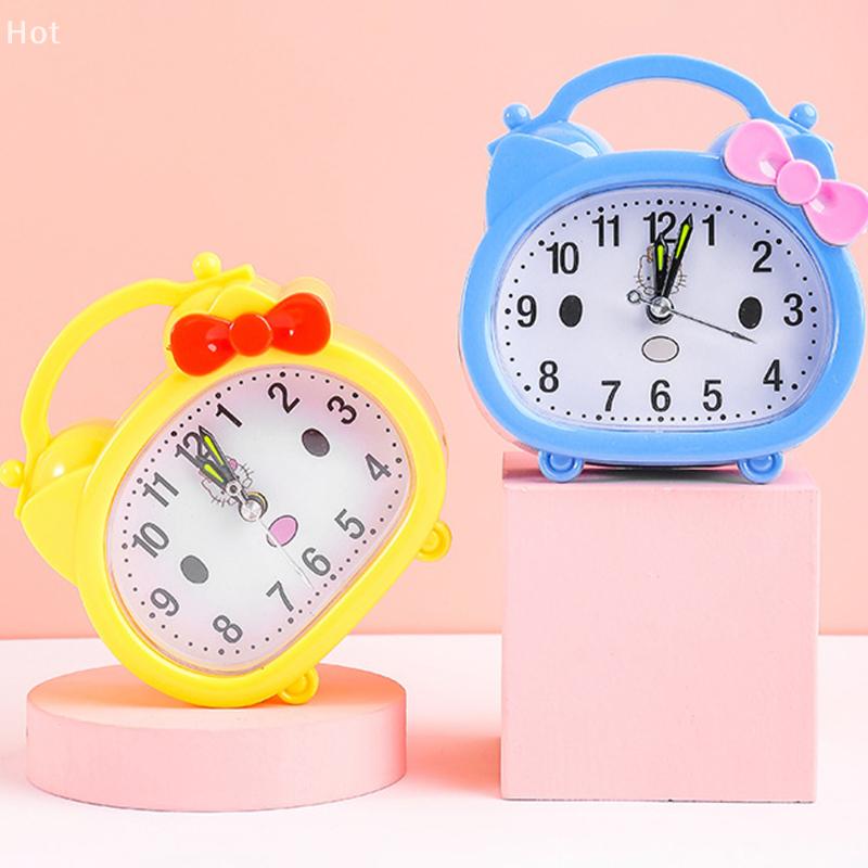 Pentru Dormitor Școală Birou Plastic Galben/Roșu/Albastru/Roz/Portocaliu    Ceas Deșteptător Nou Drăguț 11.6x10.2cm Convenabil