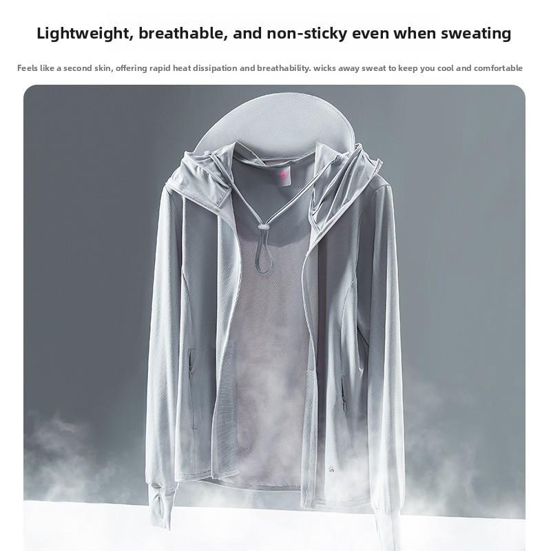 Ropa protectora solar verano anti-ultravioleta ropa para la piel hombres con ala desmontable pesca protección solar UPF50+