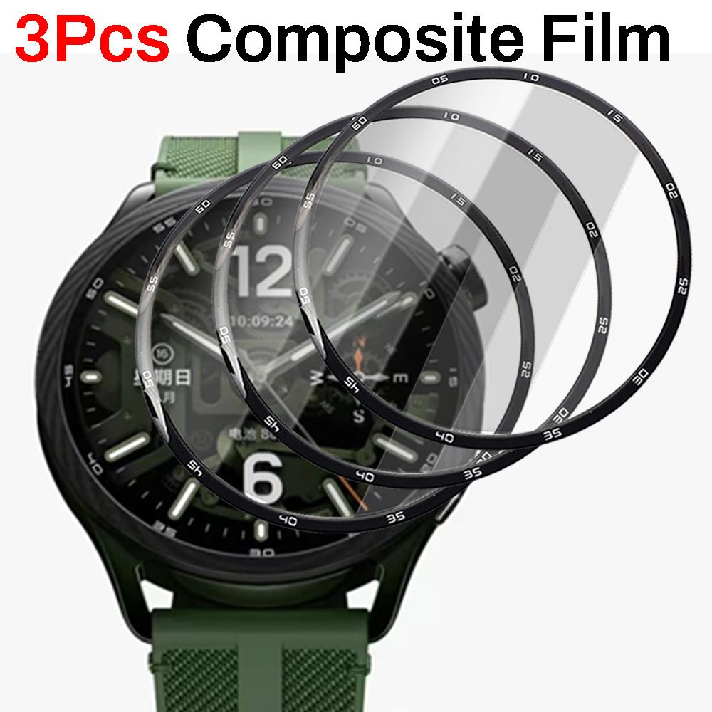 Screen Protector for Xiaomi Watch S5 3D Curved Screen Protector Ultra-HD Full Cover Hydrogel Protective Film for Xiaomi Watch S5