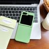 Colorful Matte Liquid Silicone Soft Case For For Samsung Galaxy Z Flip 6 5 ZFlip6 ZFlip5 Skin Friendly Folding Shockproof Cover Capa
