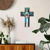 Antiker Holzkreuz Wandkreuz Heimdeko Für Flurwände 30x20cm Flach 2D Holzkreuz Jesus Christlicher Gläubiger Familien Dekora Q0U9