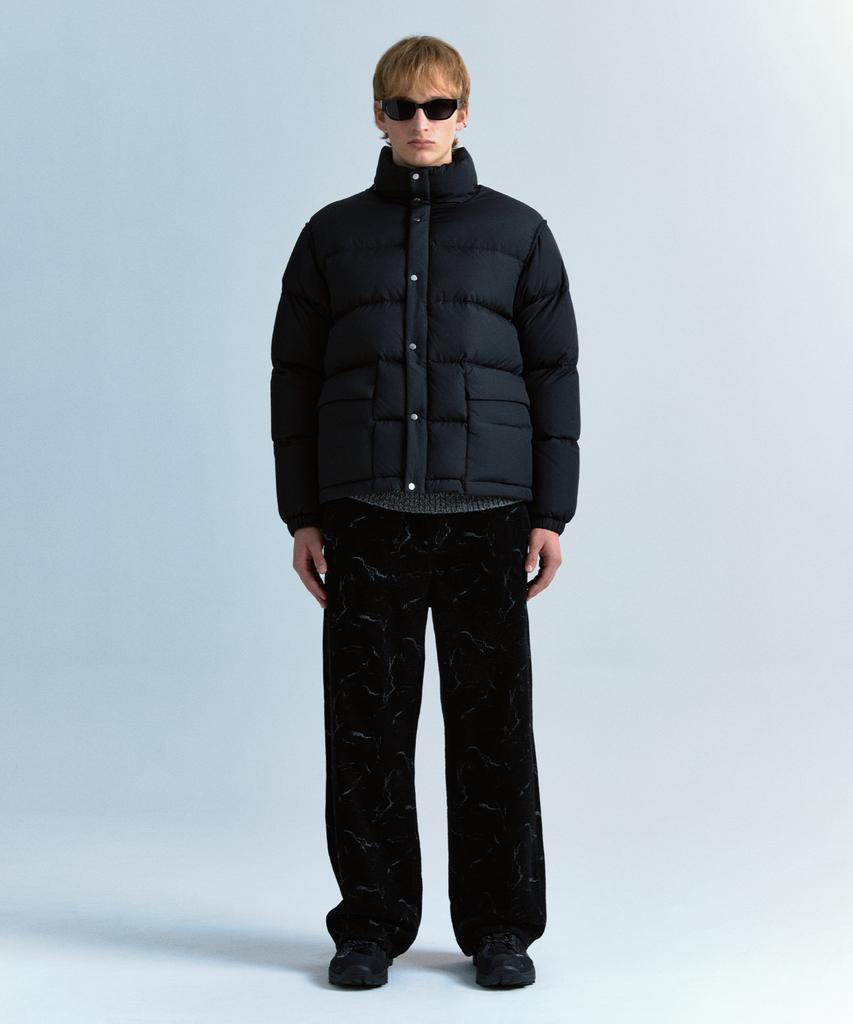PLAC Corduroy Elastic Wide Pants M91 Rinse Black