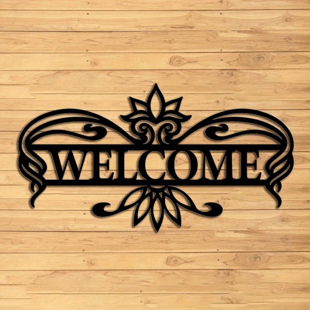 Personalizable Metal Sign Unique Silhouette Garden Decor Holiday Gift