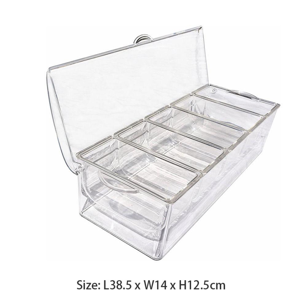Tongs Kitchen Accessories Condiment Serving Tray Condiment Dispenser Fresh Ice Box Spice Containers