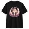 Full Body Angewomon Holy Warrior Art T Shirt Men's 100% Cotton Humor T-Shirt O Neck Tee Shirt Short Sleeve Tops Plus Size