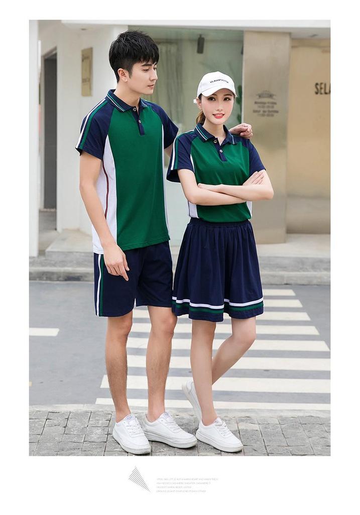 Men & Women Cotton Parent-Child Short Sleeve Sportswear Set - Summer Casual Outdoor Running & School Uniform