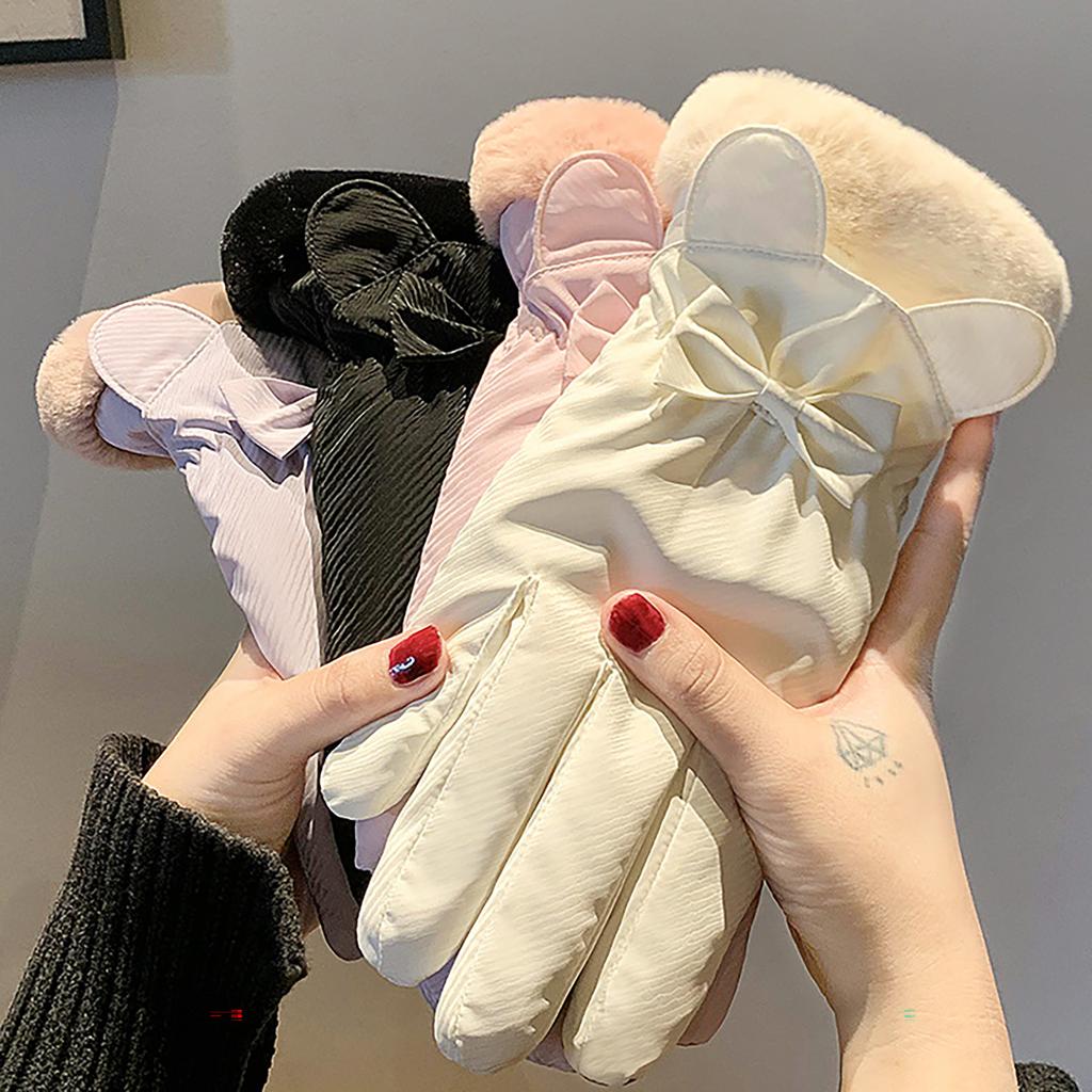 Windproof Warm Mittens for Skiing Snowboarding Shoveling Cycling Hiking Winter Gloves Thermal Touchscreens Ski Gloves