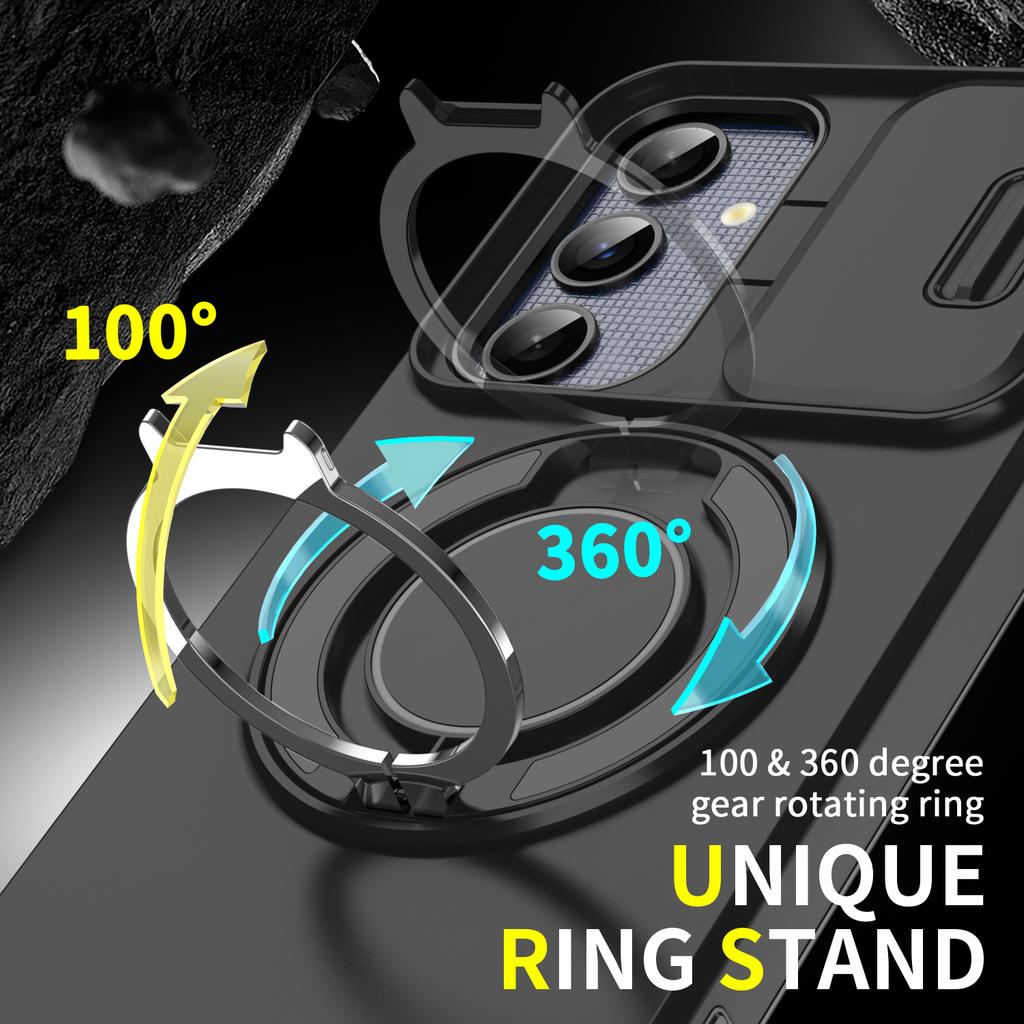 Auto Magnetring Schutzhülle für Samsung Galaxy S25 FE S23 Ultra S25 Plus S22 S21 A17 A16 A56 A36 A15 A35 A55