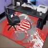 Soccer Player Printed Office Carpet Chair Cushion  Entryway Rug, Rugs for Living Room, Bedroom Christmas gifts