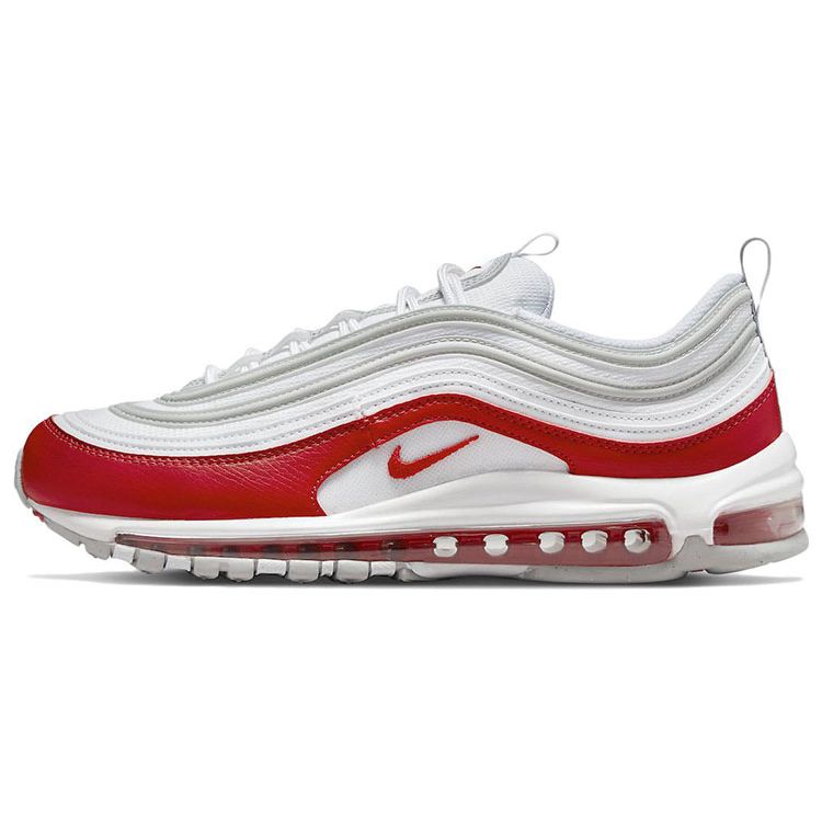 

Nike Air Max 97 White University Red Men Sneakers Grey-Fog DX8964-100 40