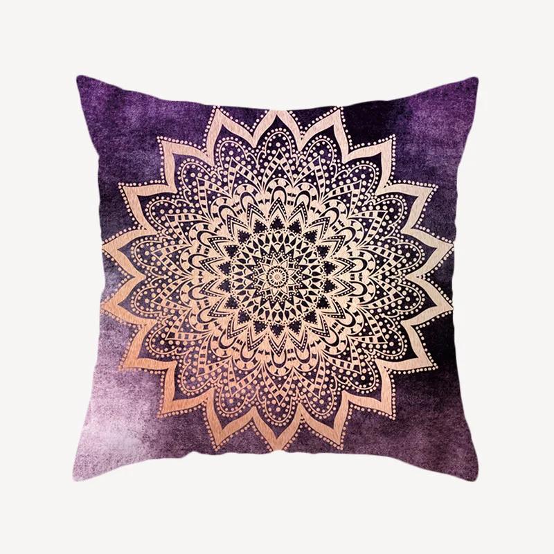 

Богемная Коллекция Мандала Наволочка Древо Жизни Чехол для Подушки Сиденья Дивана Офиса Домашний Декор Обнимать 40x40cm