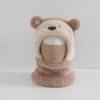 Polyester Integrated Scarf Mask Ear Protection Thick Warm Earflap Hat  Outdoor Play