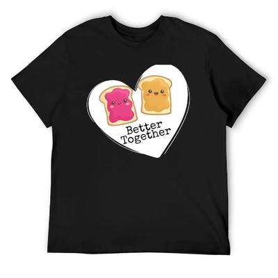 Better Together (Peanut Butter and Jelly) T-Shirt Vintage T Shirts T-shirts Man Oversized T Shirt Mens Shirts Graphic Tee