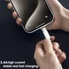 USB-A to Type-C fast charging data cable, nylon braided, supports CarPlay, suitable for iPhone 15/Samsung/Xiaomi