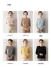 Women's Cashmere Crew Neck Sweater - Soft Knitted Pullover for Autumn/Winter