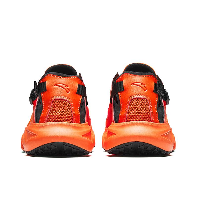 Anta Wuyi Stream Hiking Shoes Summer 2026 Fluorescent Outdoor Functional Shoes Men Shoes Orange Black 912626650-5