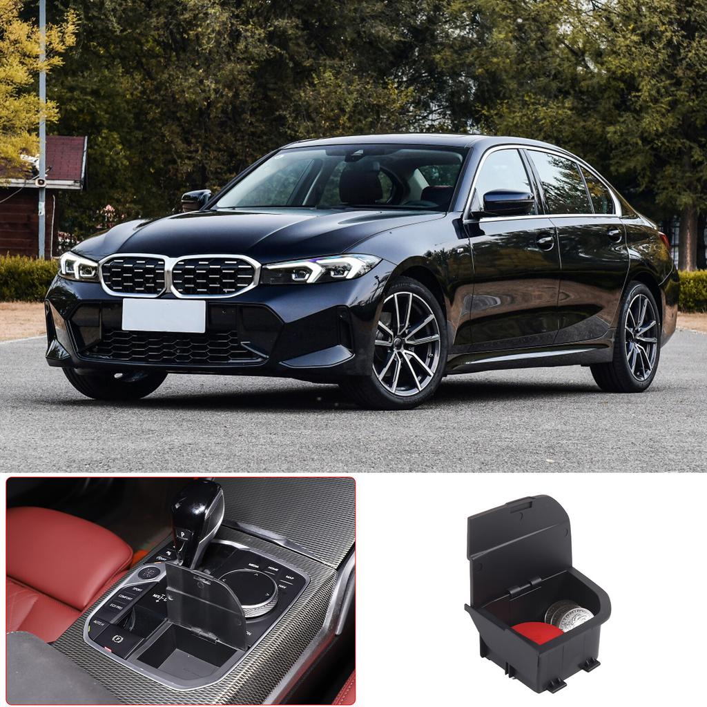 Black Centre Console Storage Box For BMW 2 3 4 Series Z4 X3 X4 X5 X6 F40 F44 G20
