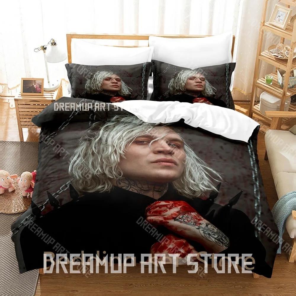 3D Print Svdden Death Bedding Set Single Twin Full Queen King Size Bed Set Adult Bedroom Duvetcover Sets Anime Bed Sheet Se