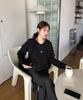 Awi Layered Sweater_Black
