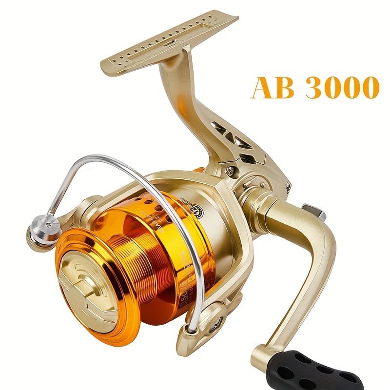 Kühne Legierung ABS Galvanisierung Weitwurf Spinnrolle Faltbare Kurbel Angelrolle Angelschnurrolle Starke Bremse Glatte Rolle Hohe Qualität