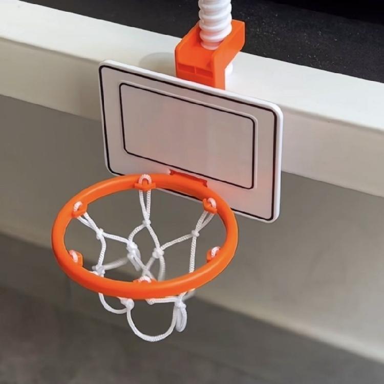 Desktop Basketball Game Toy Kids Adult Compact Basketball Game Family Interactive Toy for Desktop No Drill Installation
