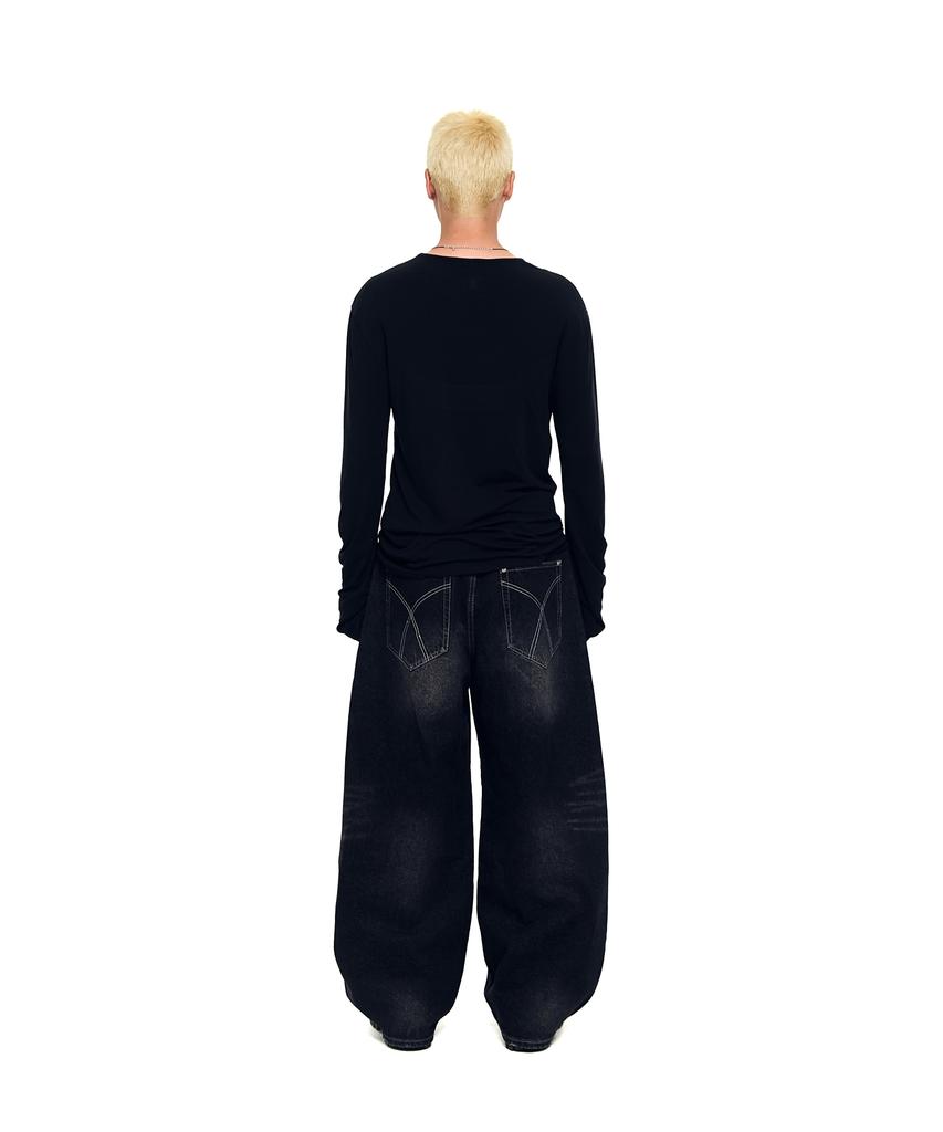 AAKAM Layered Long Sleeve (Black)