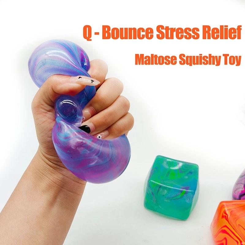Maltose Stress Ball Squishy Toys Stretchy Slow Rebound Anxiety Stress Relief Sensory Fidget Toys  Party Gifts