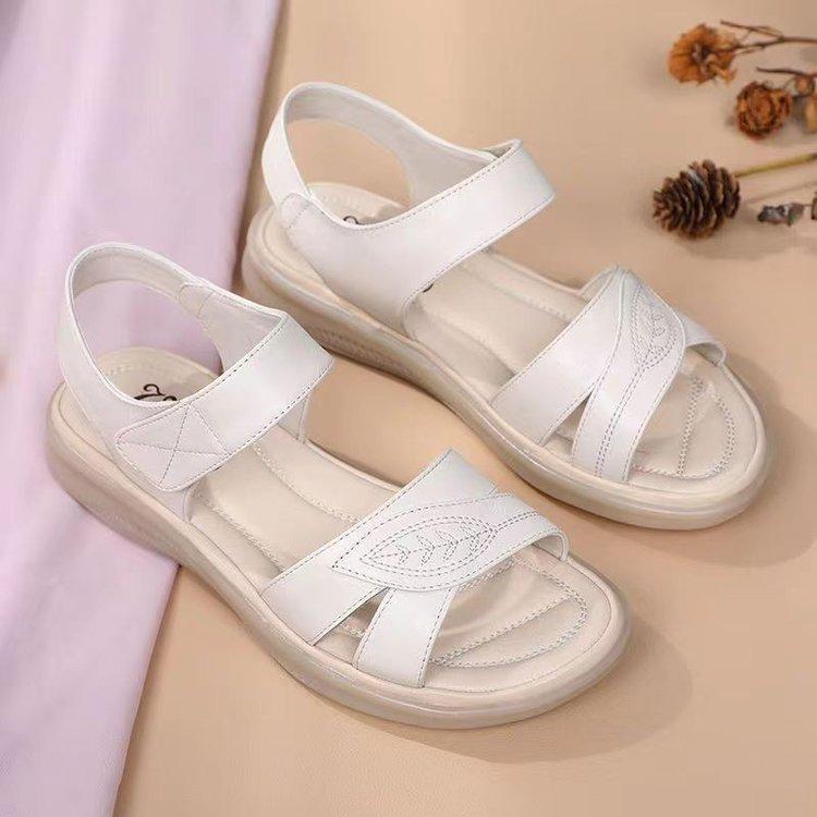 Cow Tendon Bottom Mom Sandals, Women's Flat And Lightweight Sandals