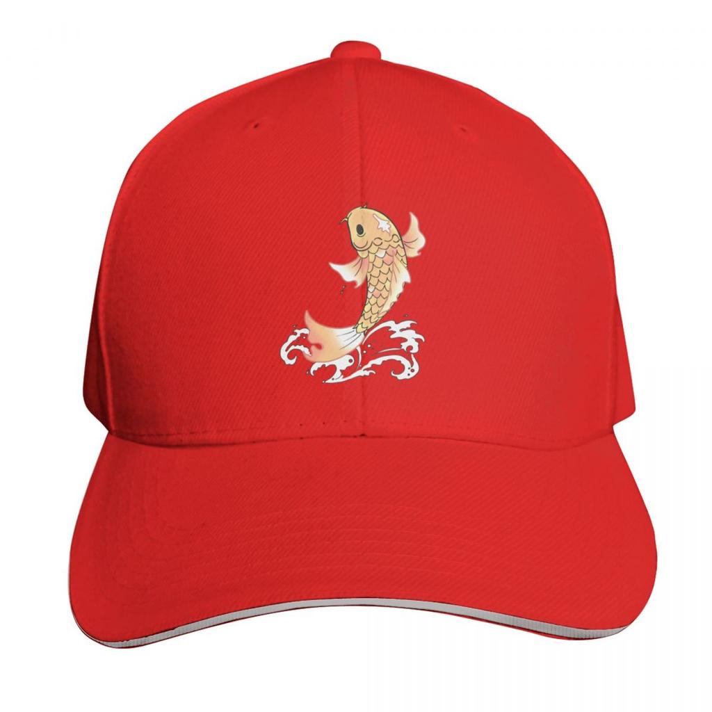 Koi Baseball Cap Hats for Unisex Hat Beach Sunhat Visor Girl Unisexs