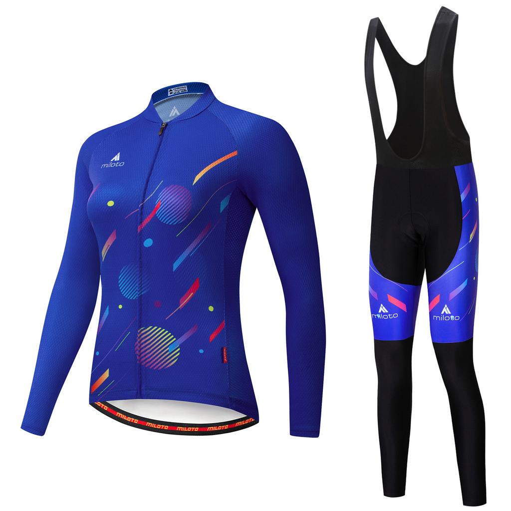 Cycling Suit Long Suit, Women's Cycling Suit 2026 Autumn Breathable Cycling Suit Outdoor Cycling