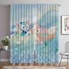 L-Linabell Blackout Curtain for Room 2 Panel Kitchen Curtains for Camera Shades Halloween Decoration Partition Living Elegant