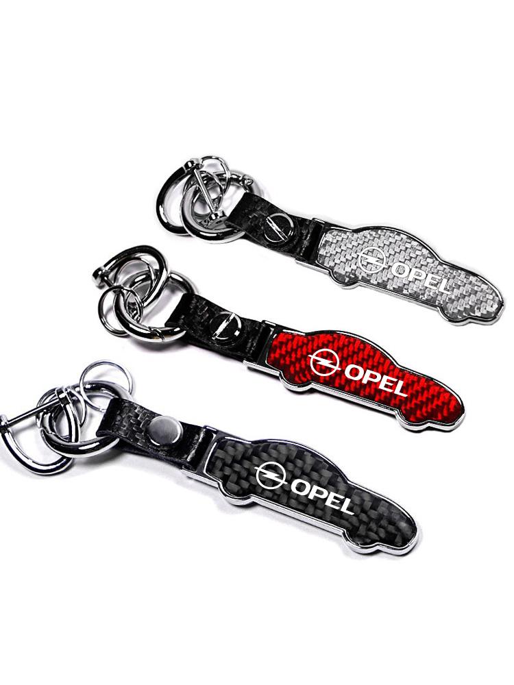 Creative Car Emblems Key Chain Keyring Pendant For Opel Astra H G Insignia OPC Mokka Corsa Vectra Car styling Shapes Accessories