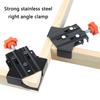 Sturdy Stainlesses Steel Materials 90 Degree Corner Clamp Accessory for Practical Woodworking and Metal Framing