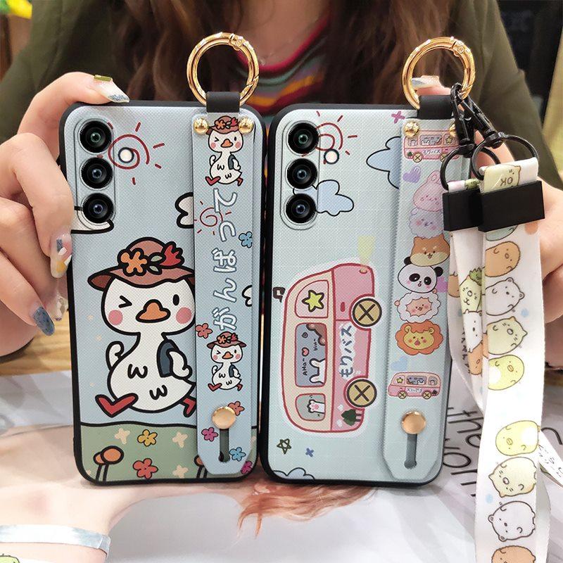 Wrist Strap Fashion Design Phone Case For Samsung Galaxy A24/SM-A245F/A25 5G Waterproof Durable Lanyard Phone Holder