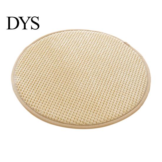 Corduroy Circular Seat Pad Round Stool Pad, 15.75" Non-slip Cushion Soft Sponge for Home Bar Stools Chair