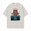 Washed Vintage DJ Domo Kun Doll T Shirts Mens Women Cotton Casual TShirts Harajuku Fashion ONeck Oversized Tshirt Streetwear