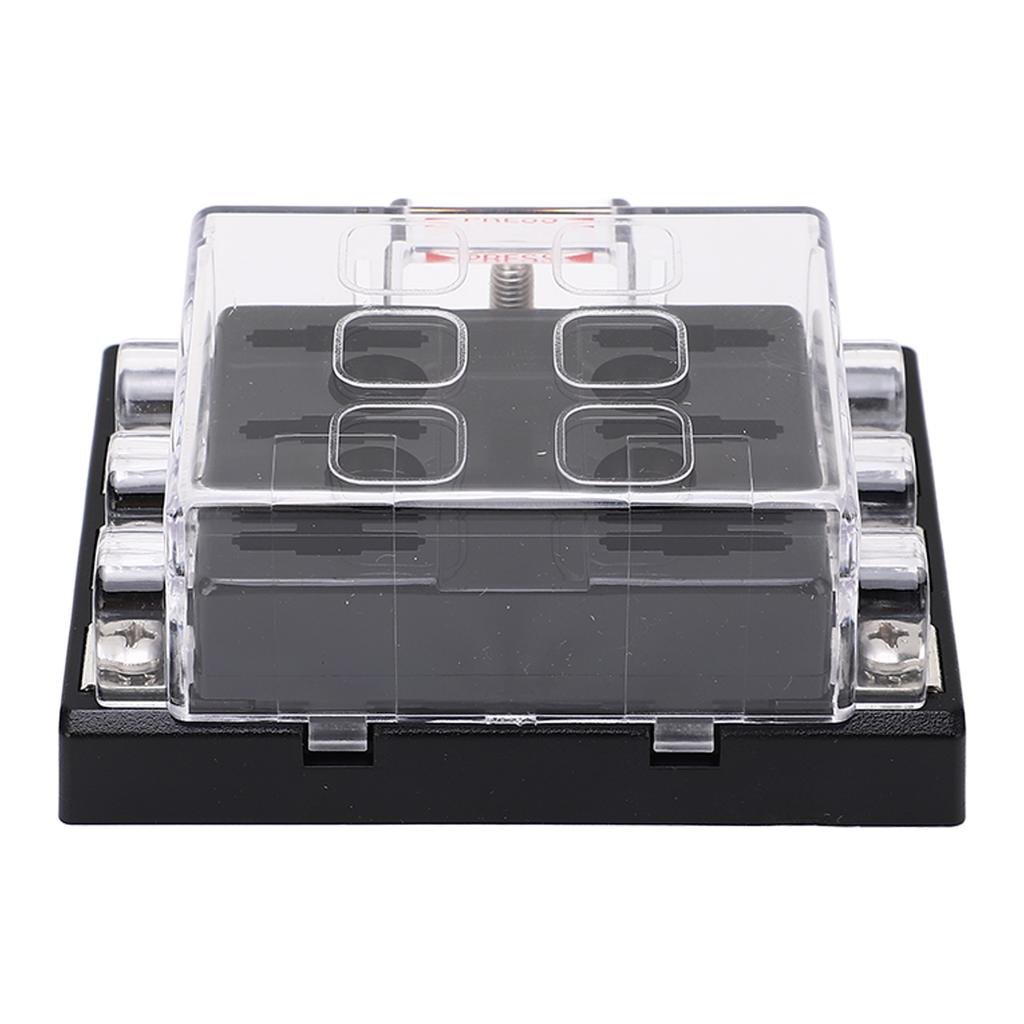 Blade Fuse Box ATC ATO Waterproof Block Panel Board with Negative Bus for Car RV Trailer Truck Van