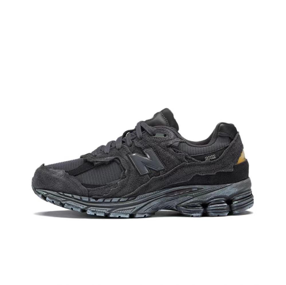 Pure Original Nb2002rc Grey Sneakers - Unisex Dad Shoes with Thick Sole for Height Increase, Retro Style, Breathable Design.