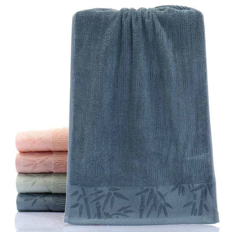 Bamboo Fiber Face Towel Household Bathing Towels Rectangle Good Absorption Soft Towels for Home Bathroom