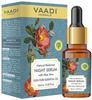VAADI HERBALS Natural Radiance Night Serum With Aloe Vera - Reduces Dark Spots & Patches, Repairs Damaged & Uneven Skin, 10 Ml