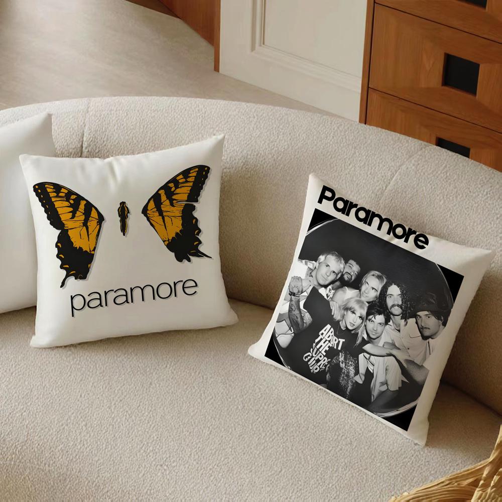 Band Poppunk P-Paramore Cushion Cover Pillowcase Anti-Dustmite Living Room Sofa Decor Cushion Room