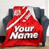 Name Custom Sivasspor Print Flannel Blanket High Quality Warm Comfortable Cover for All Seasons Perfect for Gifts Home Decor