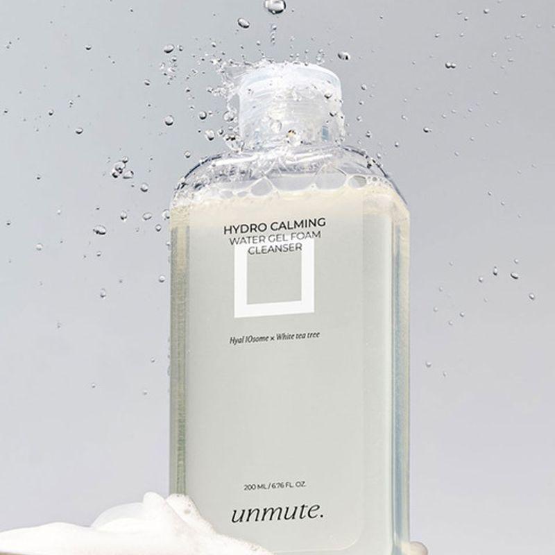 Unmute. Hydro Calming Water Gel Foam Cleanser 200ml